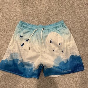 Young LA block party shorts